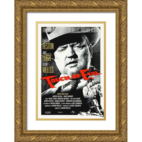 Touch Of Evil Gold Ornate Wood Framed Art Print with Double Matting by Hollywood Photo Archive