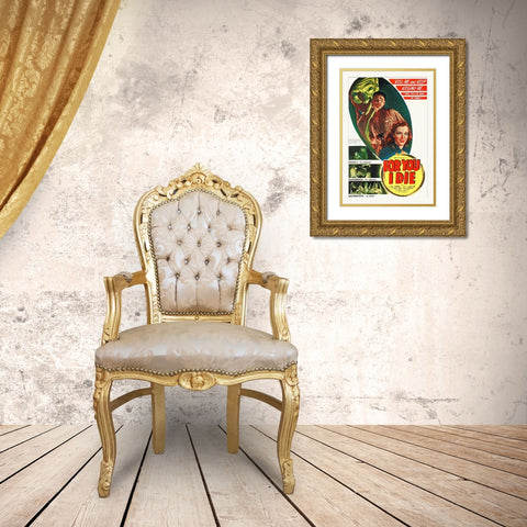 For You I Die Gold Ornate Wood Framed Art Print with Double Matting by Hollywood Photo Archive