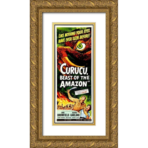 Curucu, Beast of the Amazon Gold Ornate Wood Framed Art Print with Double Matting by Hollywood Photo Archive