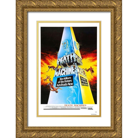 Death Machines Gold Ornate Wood Framed Art Print with Double Matting by Hollywood Photo Archive