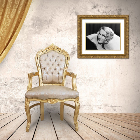 Ketti Gallian 303 Gold Ornate Wood Framed Art Print with Double Matting by Hollywood Photo Archive