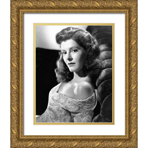 Micheline Cheirel Gold Ornate Wood Framed Art Print with Double Matting by Hollywood Photo Archive