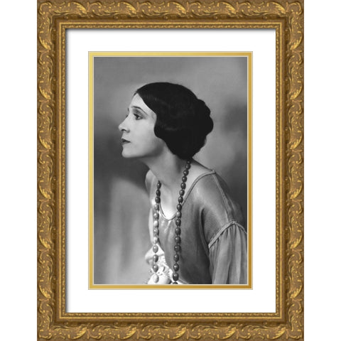 Olive Ann Alcorn Gold Ornate Wood Framed Art Print with Double Matting by Hollywood Photo Archive
