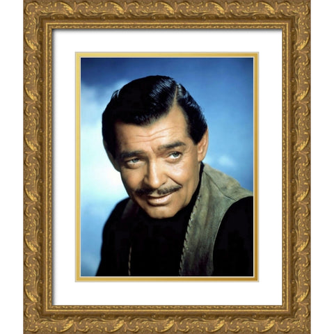 Clark Gable - The Tall Men Gold Ornate Wood Framed Art Print with Double Matting by Hollywood Photo Archive
