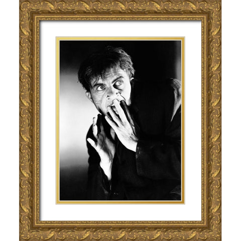 Dwight Frye - Frankenstein Gold Ornate Wood Framed Art Print with Double Matting by Hollywood Photo Archive