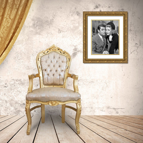 Cary Grant - Arsenic and Old Lace Gold Ornate Wood Framed Art Print with Double Matting by Hollywood Photo Archive
