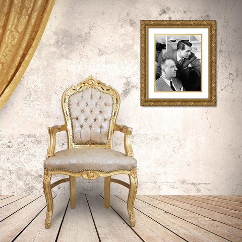 Cary Grant Gold Ornate Wood Framed Art Print with Double Matting by Hollywood Photo Archive