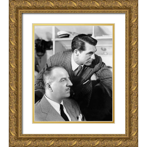 Cary Grant Gold Ornate Wood Framed Art Print with Double Matting by Hollywood Photo Archive