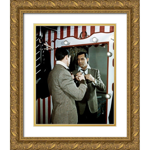 Cary Grant Gold Ornate Wood Framed Art Print with Double Matting by Hollywood Photo Archive