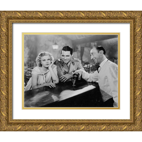 Cary Grant - Suzy Gold Ornate Wood Framed Art Print with Double Matting by Hollywood Photo Archive