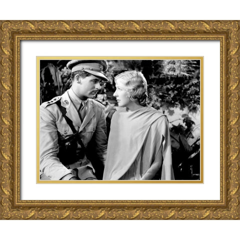 Cary Grant - Last Outpost Gold Ornate Wood Framed Art Print with Double Matting by Hollywood Photo Archive