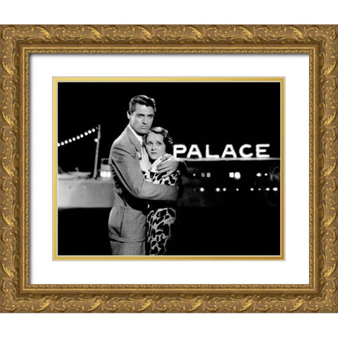 Cary Grant - Gambling Ship Gold Ornate Wood Framed Art Print with Double Matting by Hollywood Photo Archive