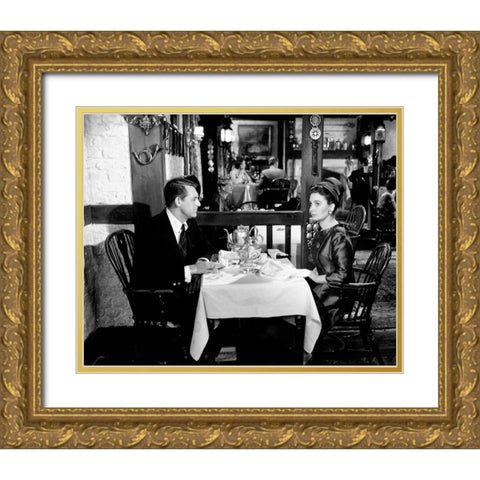 Cary Grant - The Grass is Greener Gold Ornate Wood Framed Art Print with Double Matting by Hollywood Photo Archive