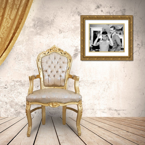 Cary Grant - The Grass is Greener Gold Ornate Wood Framed Art Print with Double Matting by Hollywood Photo Archive