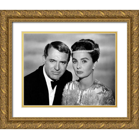 Cary Grant - The Grass is Greener Gold Ornate Wood Framed Art Print with Double Matting by Hollywood Photo Archive