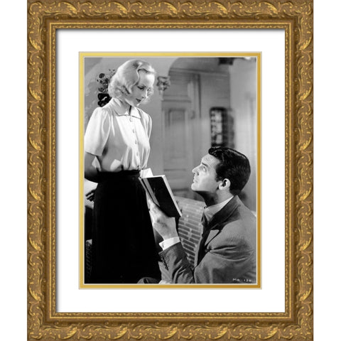 Cary Grant - In Name Only Gold Ornate Wood Framed Art Print with Double Matting by Hollywood Photo Archive