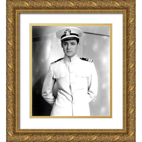 Cary Grant - Madame Butterfly Gold Ornate Wood Framed Art Print with Double Matting by Hollywood Photo Archive