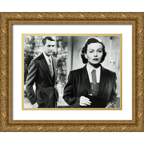 Cary Grant - People Will Talk Gold Ornate Wood Framed Art Print with Double Matting by Hollywood Photo Archive