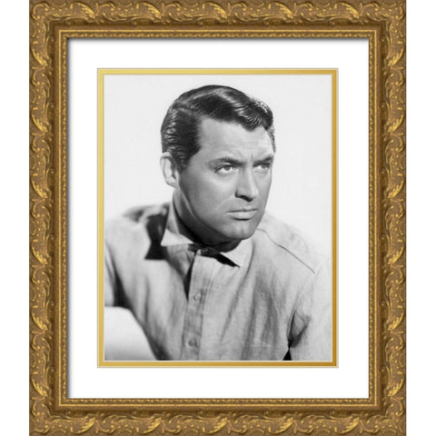 Cary Grant - The Talk of the Town Gold Ornate Wood Framed Art Print with Double Matting by Hollywood Photo Archive