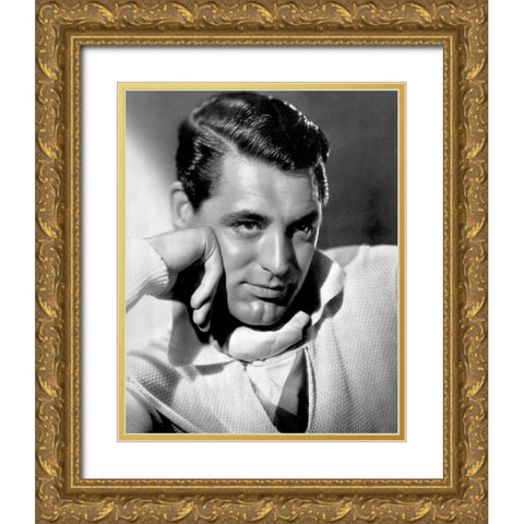 Cary Grant - The Talk of the Town Gold Ornate Wood Framed Art Print with Double Matting by Hollywood Photo Archive