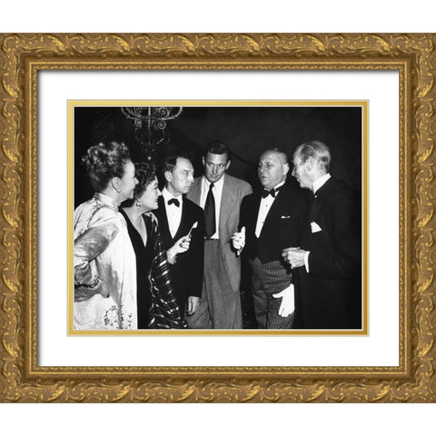 Sunset Boulevard Gold Ornate Wood Framed Art Print with Double Matting by Hollywood Photo Archive