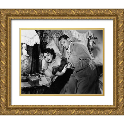 Sunset Boulevard Gold Ornate Wood Framed Art Print with Double Matting by Hollywood Photo Archive