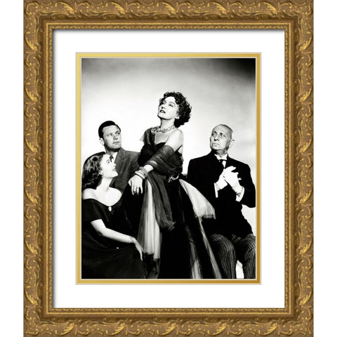 Sunset Boulevard Gold Ornate Wood Framed Art Print with Double Matting by Hollywood Photo Archive