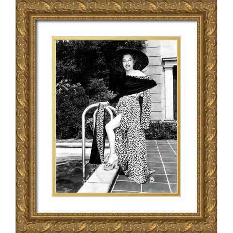 Sunset Boulevard Gold Ornate Wood Framed Art Print with Double Matting by Hollywood Photo Archive