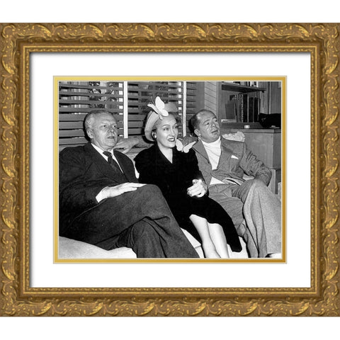 Sunset Boulevard Gold Ornate Wood Framed Art Print with Double Matting by Hollywood Photo Archive