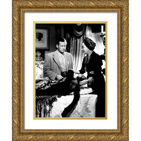 Sunset Boulevard Gold Ornate Wood Framed Art Print with Double Matting by Hollywood Photo Archive