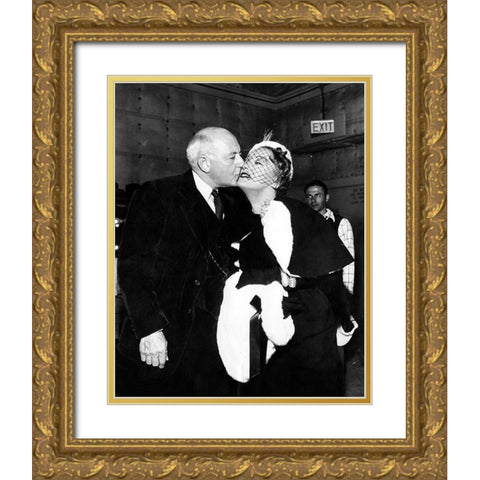 Sunset Boulevard Gold Ornate Wood Framed Art Print with Double Matting by Hollywood Photo Archive
