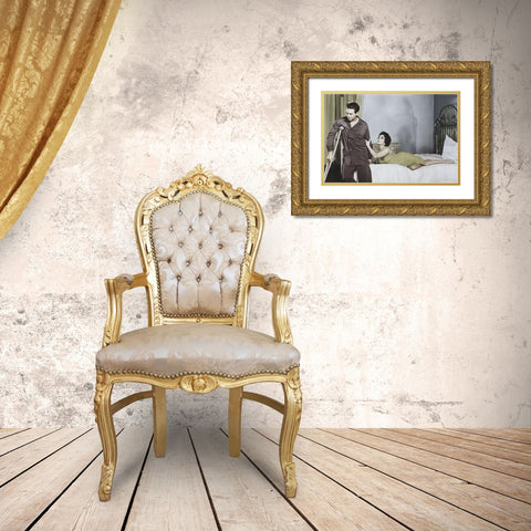 Cat on a Hot Tin Roof Gold Ornate Wood Framed Art Print with Double Matting by Hollywood Photo Archive