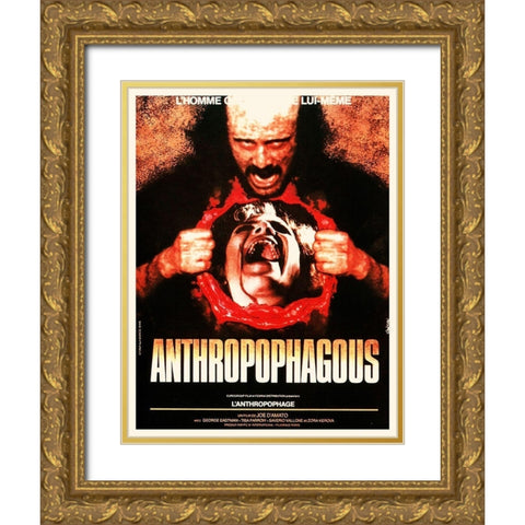 Anthrophagus Gold Ornate Wood Framed Art Print with Double Matting by Hollywood Photo Archive