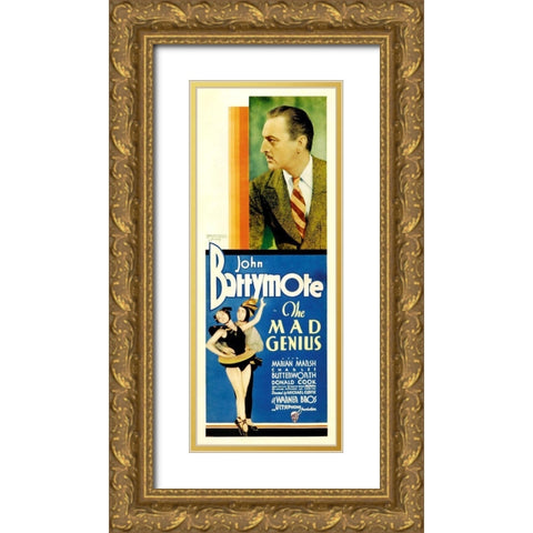 Mad Genius Gold Ornate Wood Framed Art Print with Double Matting by Hollywood Photo Archive