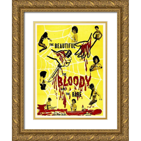 The Beautiful, The Bloody and the Bare Gold Ornate Wood Framed Art Print with Double Matting by Hollywood Photo Archive