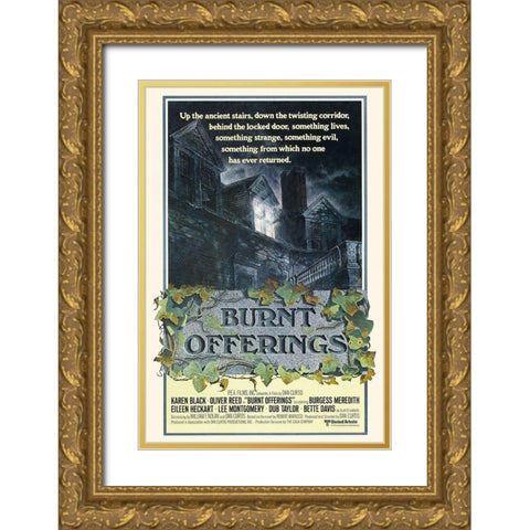 Burnt Offerings Gold Ornate Wood Framed Art Print with Double Matting by Hollywood Photo Archive