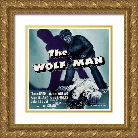 The Worfman Gold Ornate Wood Framed Art Print with Double Matting by Hollywood Photo Archive
