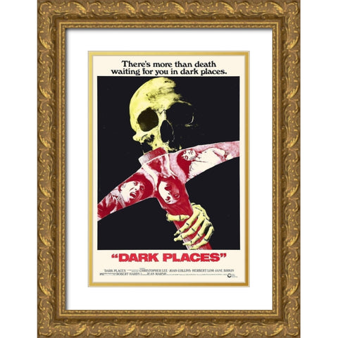 Dark Places Gold Ornate Wood Framed Art Print with Double Matting by Hollywood Photo Archive