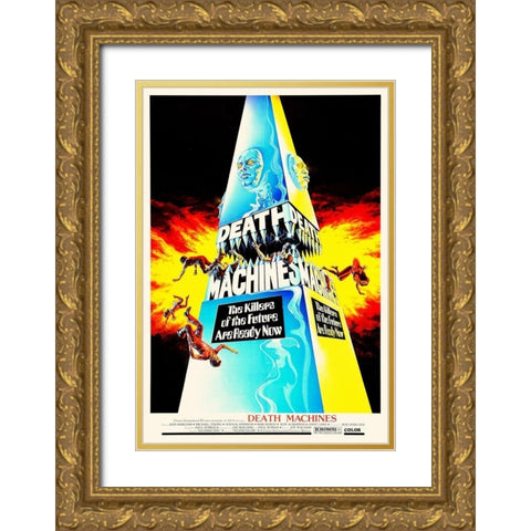 Death Machines Gold Ornate Wood Framed Art Print with Double Matting by Hollywood Photo Archive