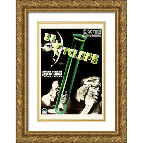 Doctor Cyclops Gold Ornate Wood Framed Art Print with Double Matting by Hollywood Photo Archive