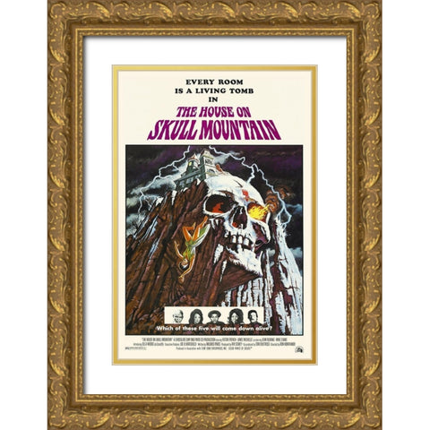 The House On Skull Mountain Gold Ornate Wood Framed Art Print with Double Matting by Hollywood Photo Archive