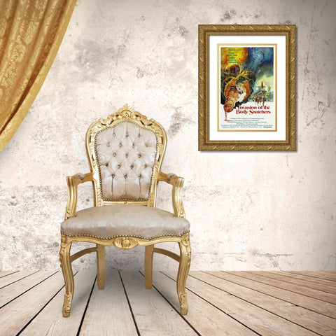 Invasion of the Body Snatchers 1978 Gold Ornate Wood Framed Art Print with Double Matting by Hollywood Photo Archive