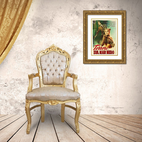 Italian - Journey Into Fear Gold Ornate Wood Framed Art Print with Double Matting by Hollywood Photo Archive