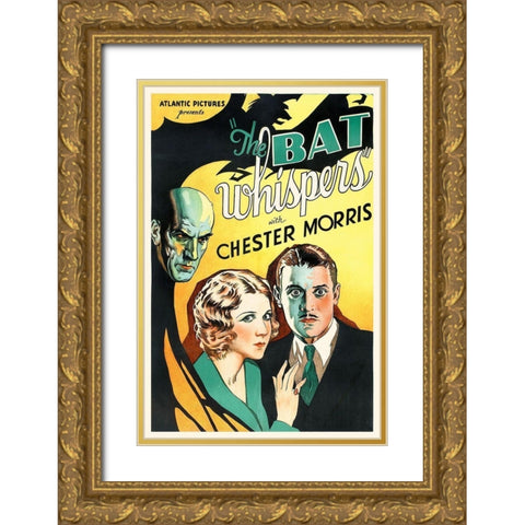 The Bat Whispers Gold Ornate Wood Framed Art Print with Double Matting by Hollywood Photo Archive