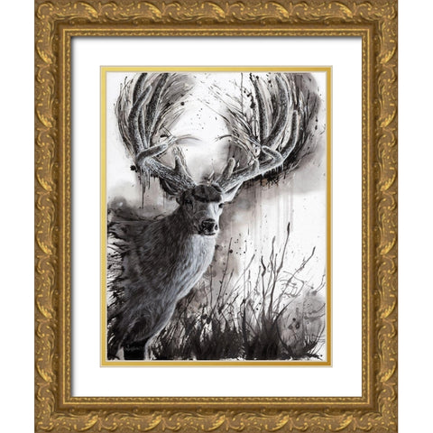 Paunsaugunt Prince    Gold Ornate Wood Framed Art Print with Double Matting by Bawden, Angela