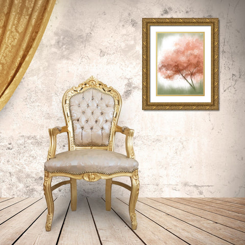 Dreamy Trees I Gold Ornate Wood Framed Art Print with Double Matting by Bawden, Angela