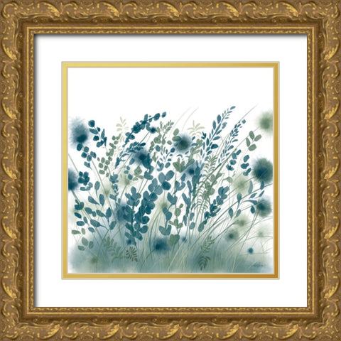 Wild Botanicals Gold Ornate Wood Framed Art Print with Double Matting by Bawden, Angela
