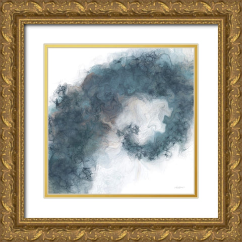 Free Your Mind 1 Gold Ornate Wood Framed Art Print with Double Matting by Bawden, Angela