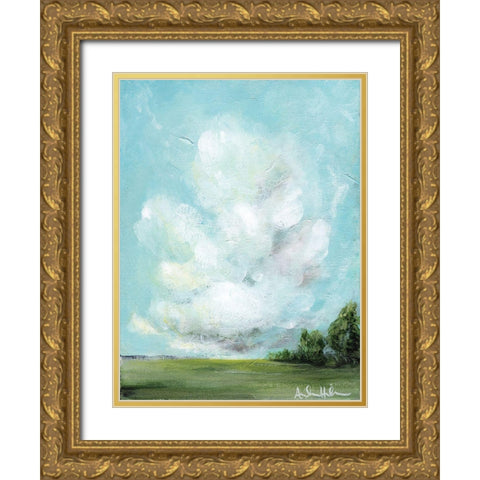 Day Dreaming Gold Ornate Wood Framed Art Print with Double Matting by Hilburn, Amanda