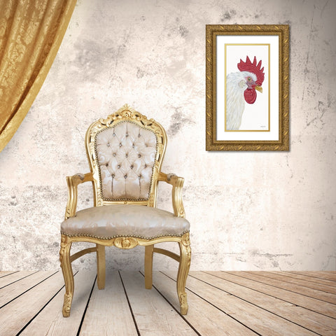 Mr. Doodle Gold Ornate Wood Framed Art Print with Double Matting by Justice, Ashley